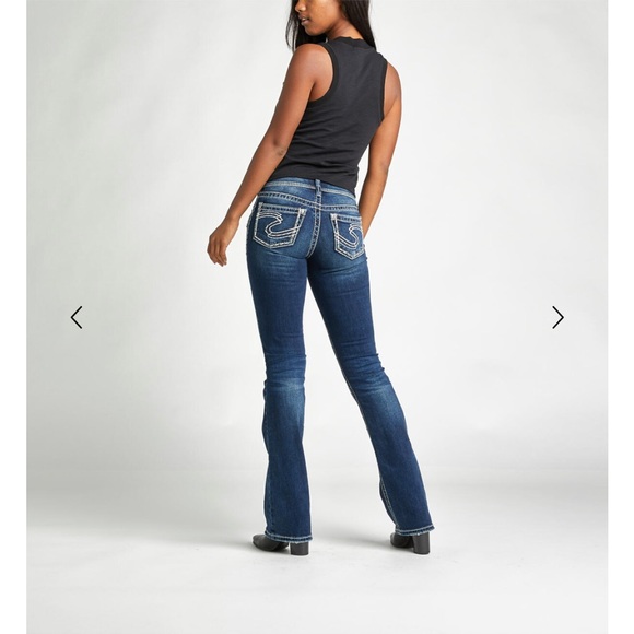 Silver Bootcut Jeans 👖 - Picture 2 of 11